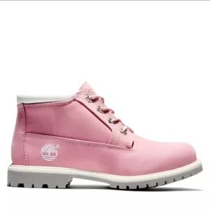 Timberland Nellie Waterproof Chukka M Nubuck Boot in Pink (Size 8)